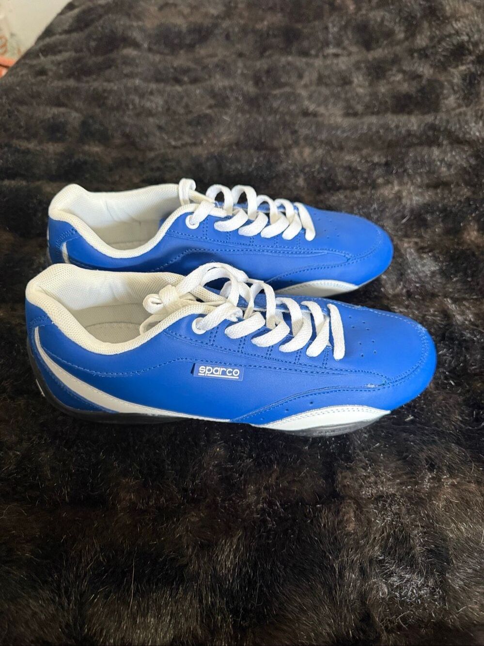 Sparco Teamline Auto Shoes Boots S-Drive MID blue white - size 40 7